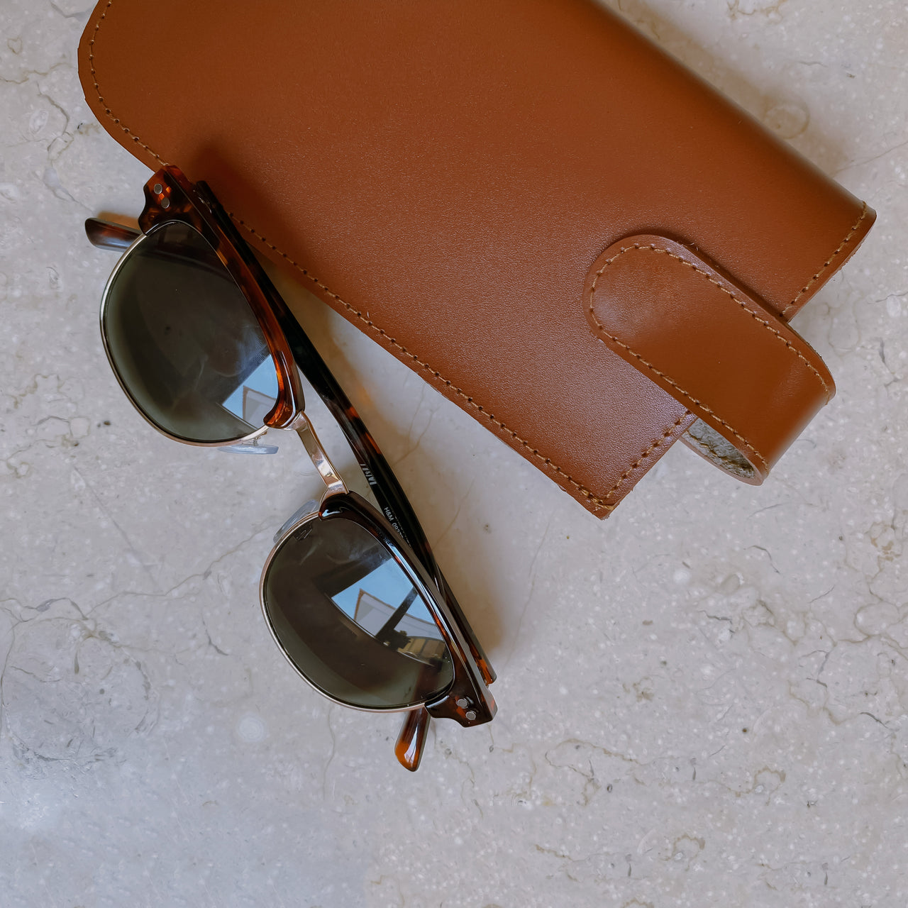 Porta Lentes cuero Habana